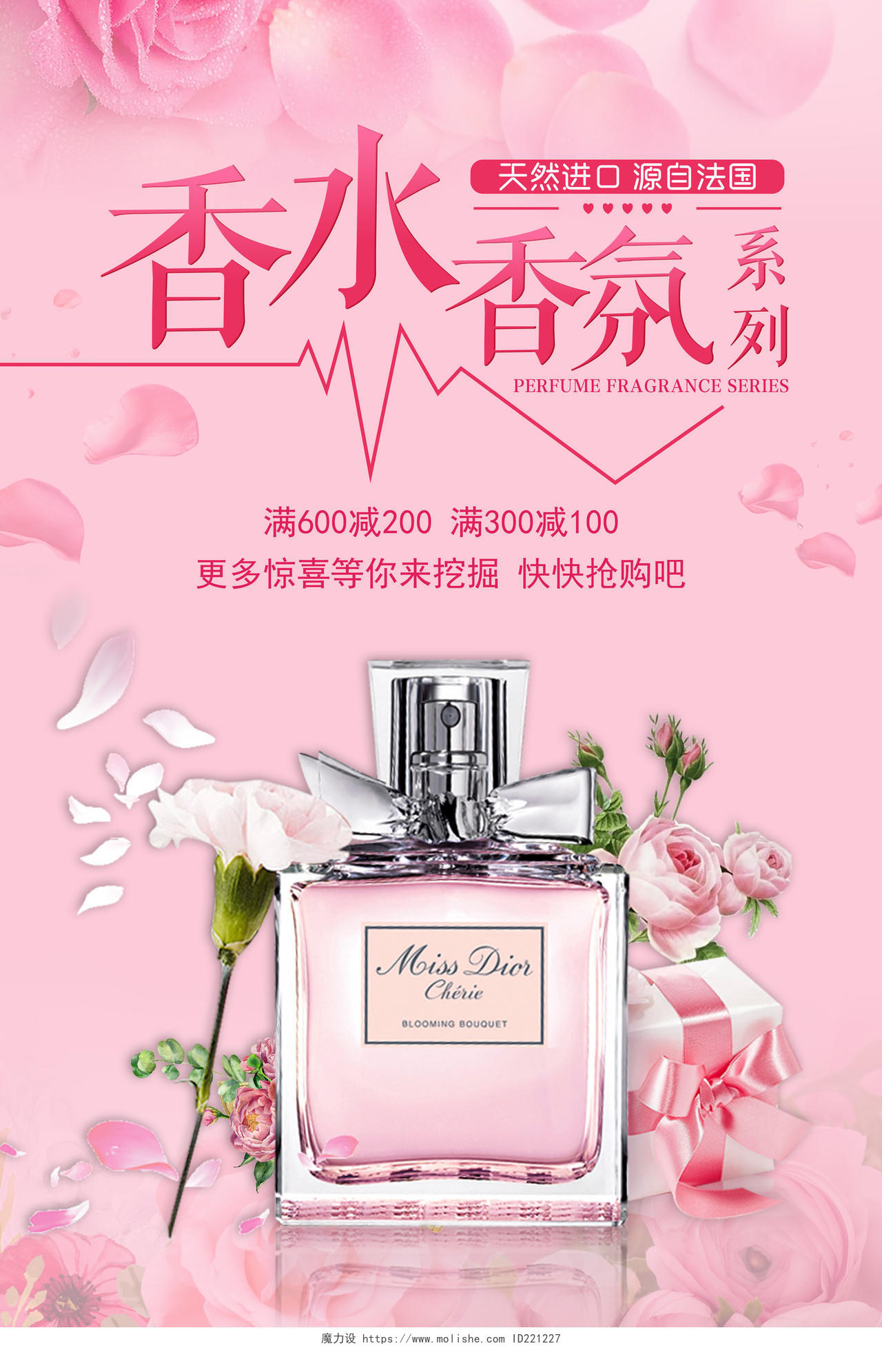 香水香氛系列商场促销广告宣传海报